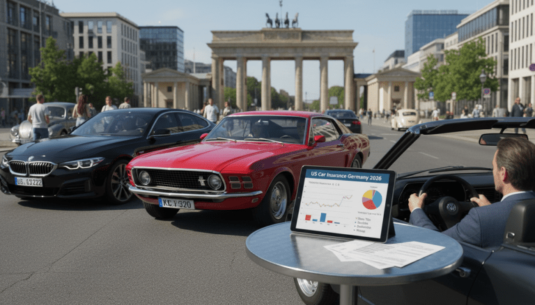 entdecken sie die besten us-car-versicherungen in deutschland 2026. vergleichen sie tarife, typklassen und erhalten sie wertvolle spartipps für ihren versicherungsschutz.