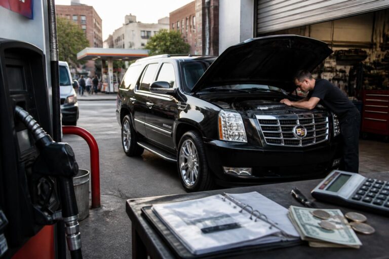 erfahren sie alles über den verbrauch und die unterhaltskosten des cadillac escalade. detaillierte informationen zu den realen ausgaben für benzin, wartung und reparaturen.