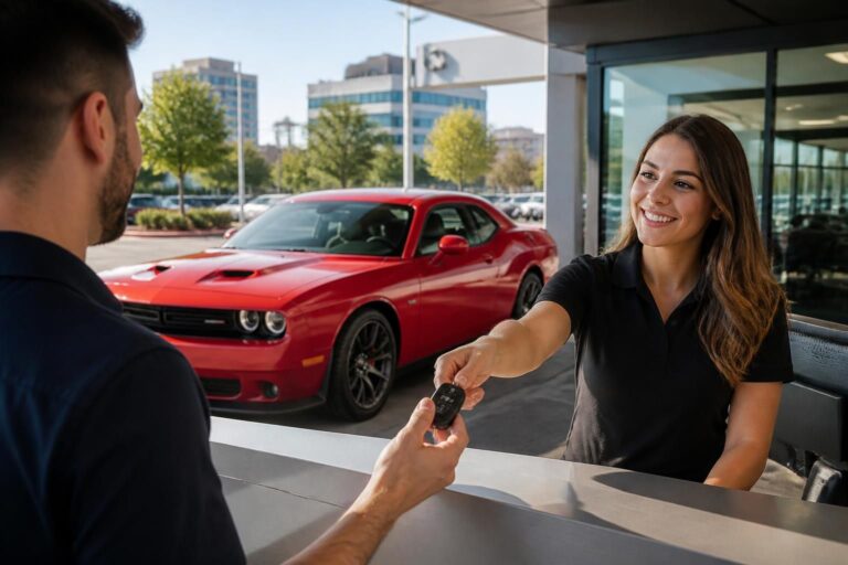 dodge challenger mieten: erfahren sie, wo sie den legendären sportwagen günstig mieten können, welche kosten auf sie zukommen und worauf sie bei der anmietung achten sollten.