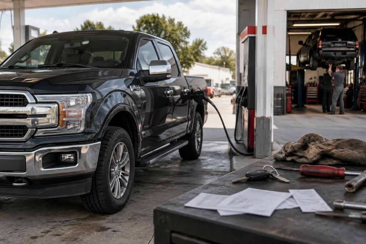 erfahren sie, wie hoch verbrauch und unterhaltskosten des ford f-150 sind – von kraftstoffverbrauch und versicherung bis zu wartung und steuern.